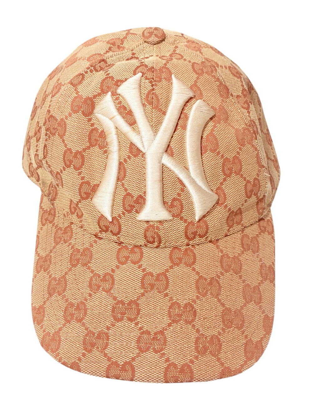 Gucci x MLB Womens' Polyester Baseball Hat Adjustable New York Yankees